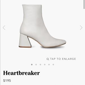 THURSDAY BOOTS- WHITE HEARTBREAKER BOOTS